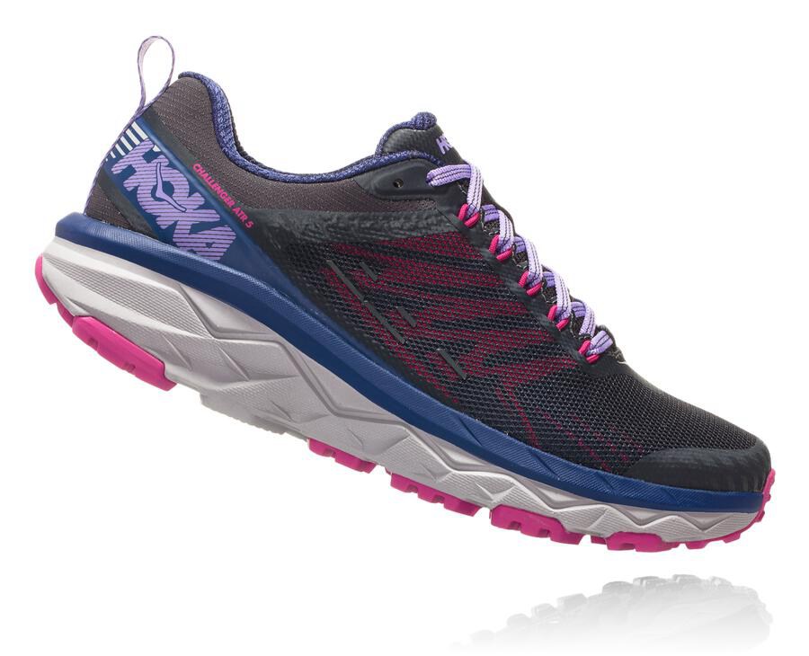 Trail Shoes Womens - Hoka One One Challenger ATR 5 - Black - EYTBNZR-09